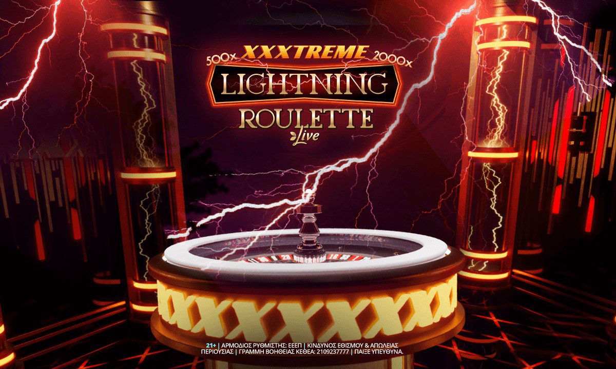 XXXtreme Lightning Roulette Live: Ο δημοφιλής πάροχος Evolution δημιούργησε ένα συναρπαστικό τηλεπαιχνίδι, βασισμένο στη ρουλέτα.