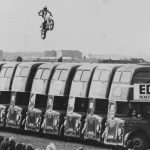Stuntman Eddie Kidd breaks the World Record
