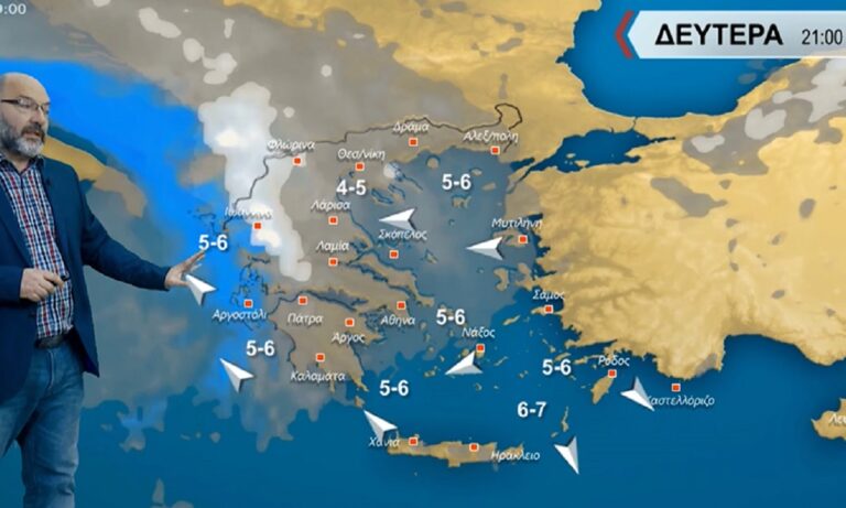 Καιρός με κατά τόπους συννεφιά και ασθενείς βροχές στην Αττική τη Δευτέρα (13/2) λέει ο Σάκης Αρναούτογλου (vid)