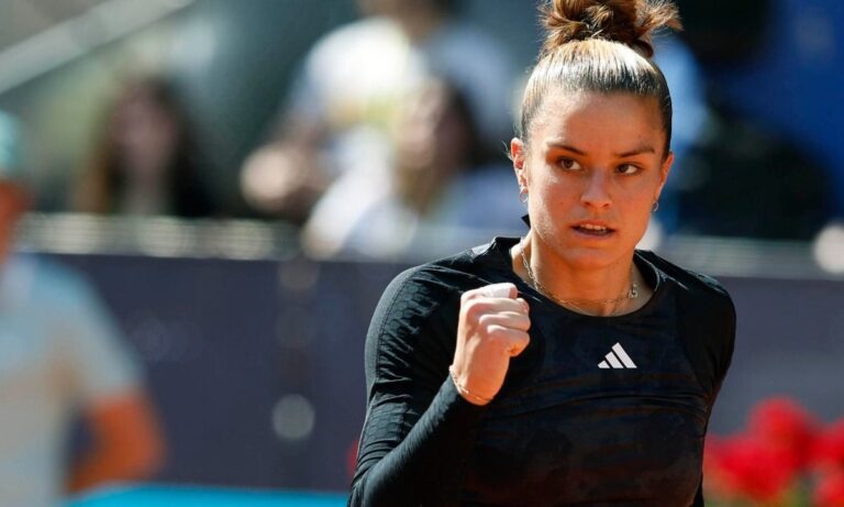 Η Μαρία Σάκκαρη επικράτησε με 2-0 σετ (6-4, 6-4 σε 1 ώρα και 28 λεπτά) της Πάουλα Μπαντόσα και προκρίθηκε στα προημιτελικά του Madrid Open