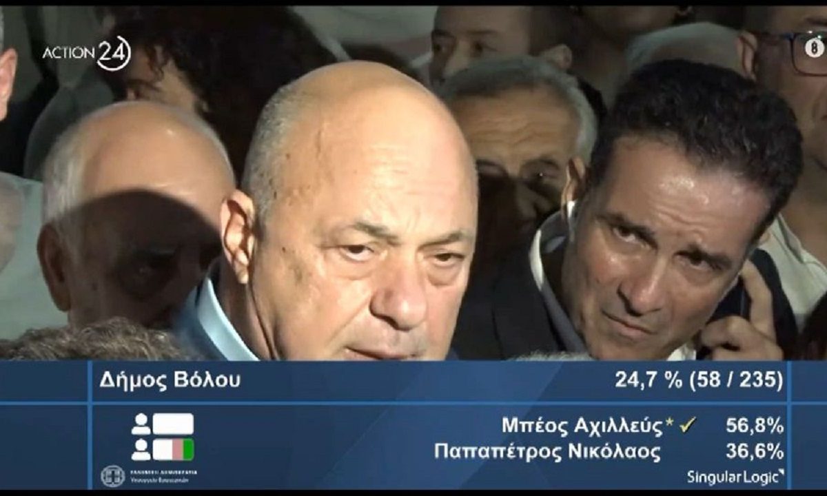 Ο Αχιλλέας Μπέος επανεξελέγη δήμαρχος στον Βόλο και παράλληλα εξαπέλυσε επίθεση κατά του προέδρου του ΣΥΡΙΖΑ, Στέφανου Κασσελάκη.
