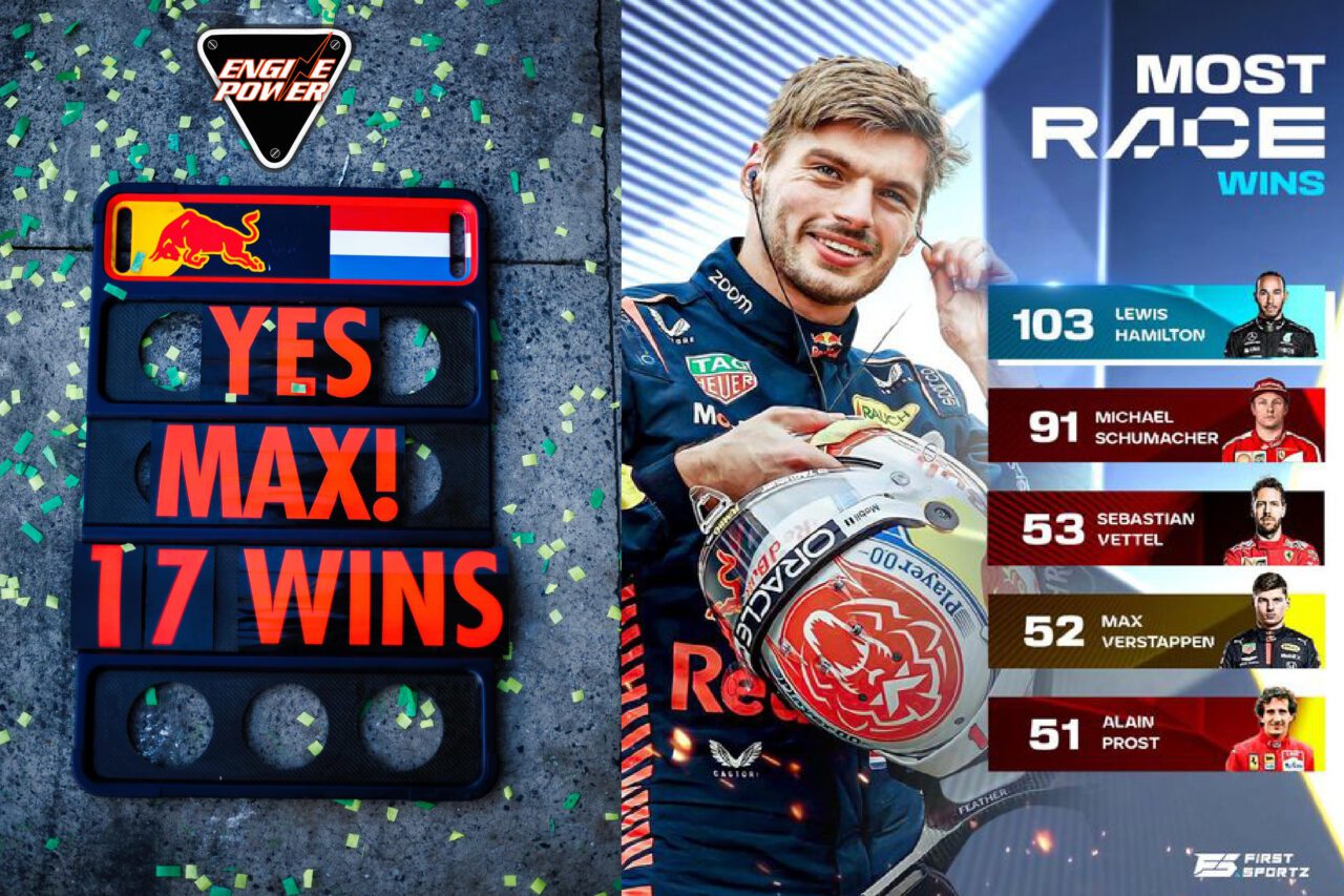 max-verstappen-record-wins-champion-3-titlous-f1-formula-one-legend-most-race-2023