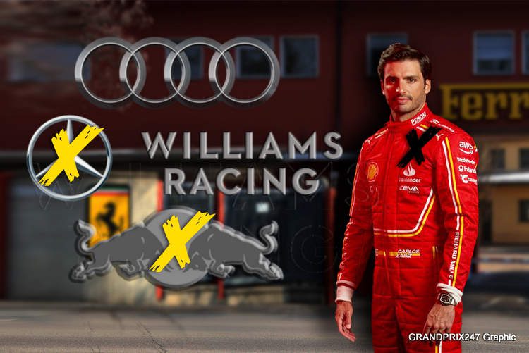 Η Mercedes απέκλεισε τον Carlos Sainz για ένα αυτοκίνητο στη Formula 1 το 2025