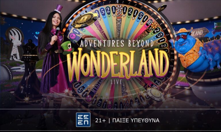 Adventures Beyond Wonderland Live: Η «Αλίκη στη Χώρα των Θαυμάτων» έχει την δική της ξεχωριστή θέση στο live casino, χάρη στην Playtech.