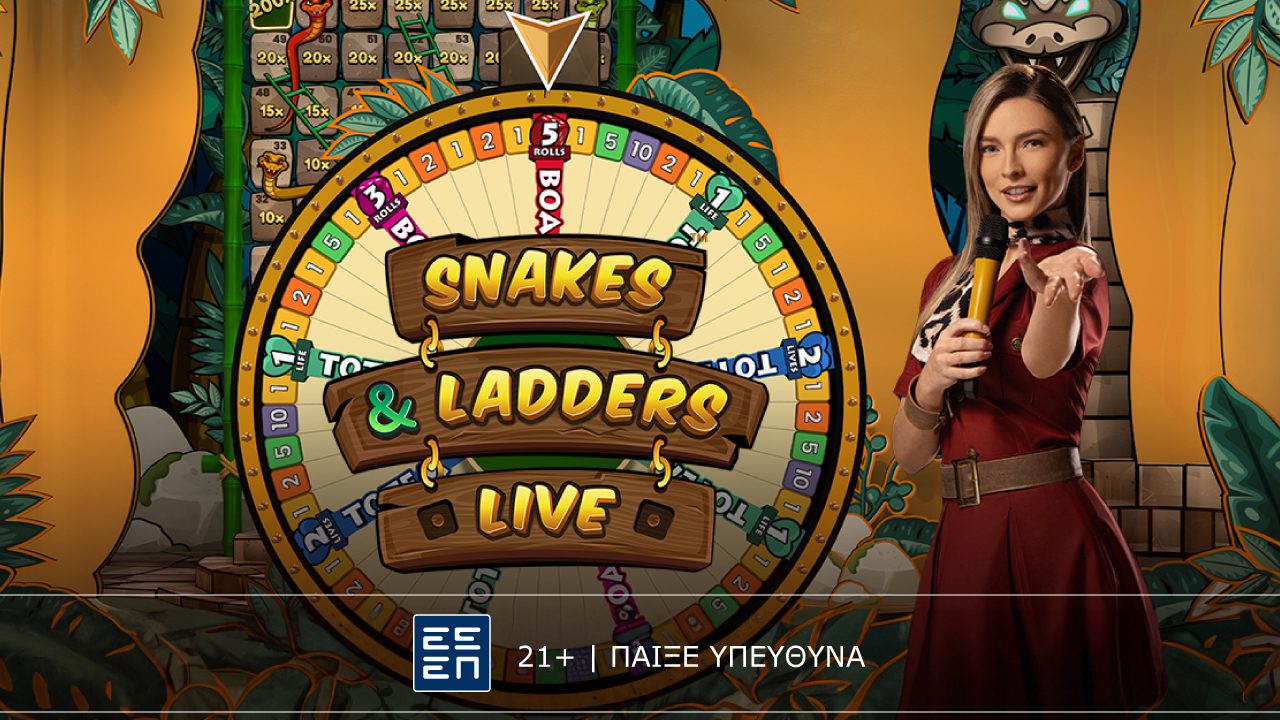 Snakes & Ladders Live: Νέο πρωτοποριακό game show από την Pragmatic Play. Στη Novibet παίζεις νόμιμα, παίζεις υπεύθυνα!. Δείτε αναλυτικά