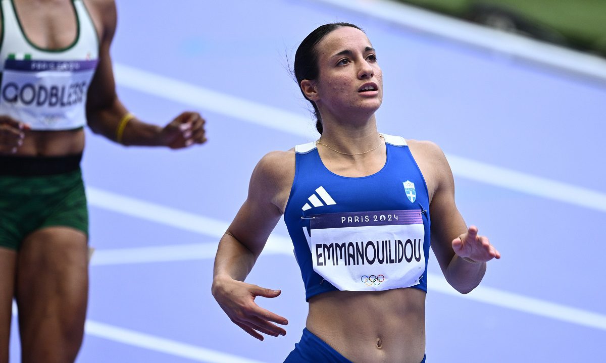 Η Πολυνίκη Εμμανουηλίδου αποκλείσθηκε από την συνέχεια των 100 μέτρων στους Ολυμπιακούς Αγώνες καθώς τερμάτισε 4η στην 7η προκριματική σειρά.β