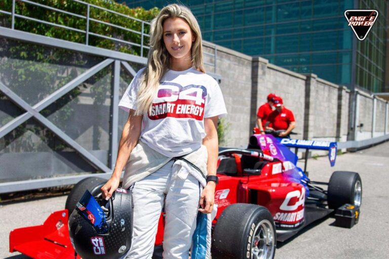 Η δρομέας IndyCar Lindsay Brewer με εξοπλισμό προπόνησης είχε μια “υπέροχη μέρα”