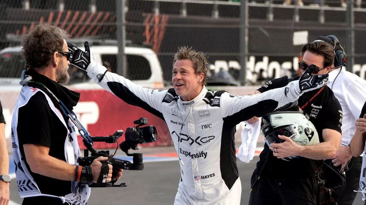 F1 Brad Pitt Las Vegas