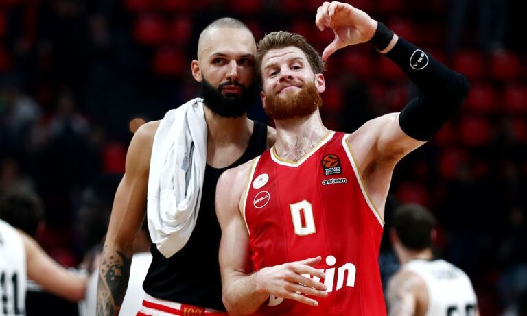 Βαθμολογία EuroLeague: Ανέβηκε τρίτος ο Ολυμπιακός μετά την 16η αγωνιστική