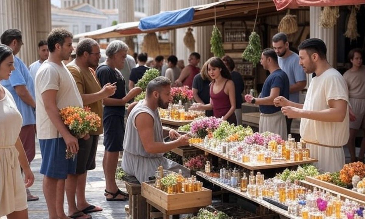 Εβαζαν αρώματα οι Αρχαίοι Έλληνες; Υπήρχαν αρχαία καταστήματα τύπου Hondos Center;